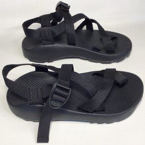 Chaco Sandals Z/2 Mens 7 Black Vibram Soles NEW